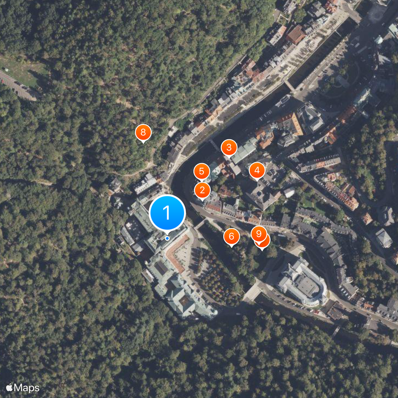 Grandhotel Pupp Karte