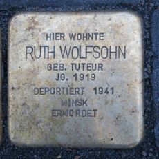 Stolperstein en memoria de Ruth Wolfsohn