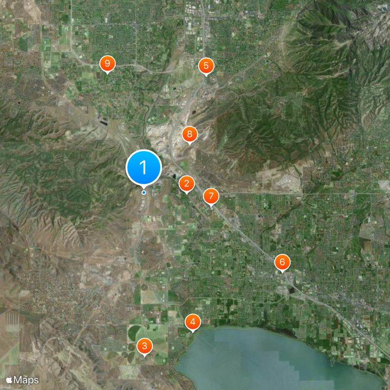 Utah Data Center Map