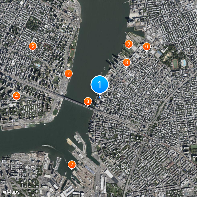 Domino Sugar Refinery Map