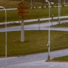 Obelisk at Ďáblická-Střelničná intersection