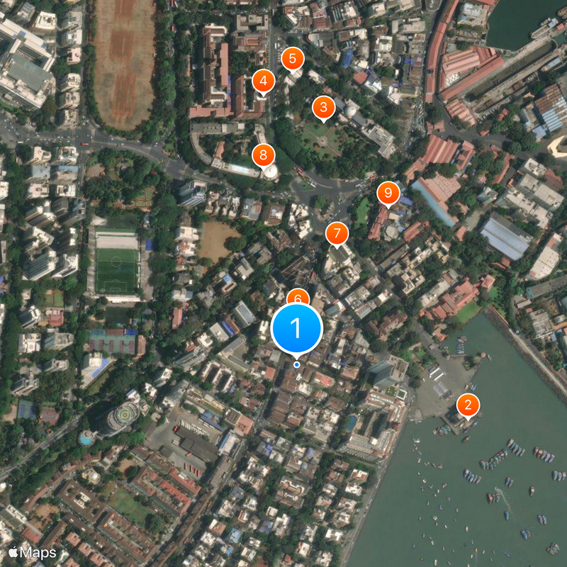 Leopold Cafe Map