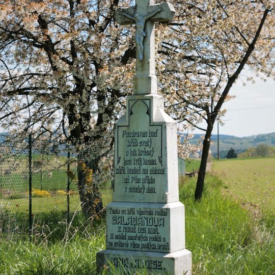 Wayside cross in Kuřimská Nová Ves