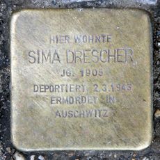Stolperstein dedicated to Sima Drescher