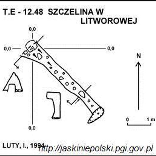 Szczelina w Litworowej