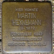 Stolperstein em memória de Martin Heynemann