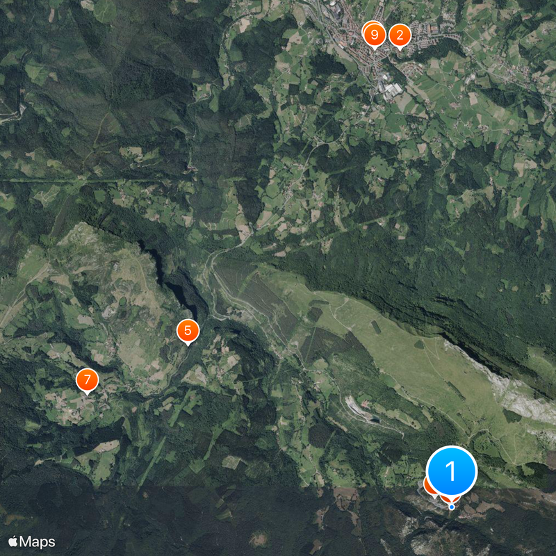 Santuario de Aránzazu Mapa