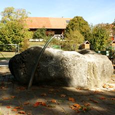 Glacial erratic fountain Oberbottigen