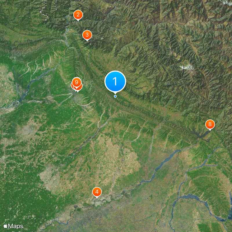 Mansar Lake Map