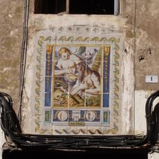 Ceramic panel of Saint Onuphrius