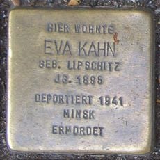 Stolperstein en memoria de Eva Kahn