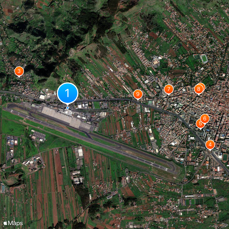 Tenerife North Airport Map