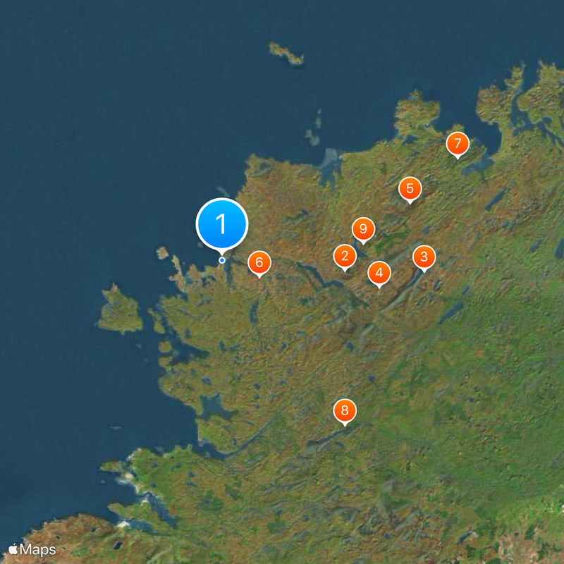 Donegal Airport Map