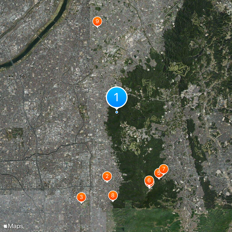 Iimoriyama Castle Mapa