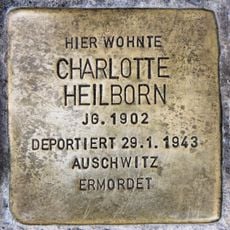 Stolperstein en memoria de Charlotte Heilborn