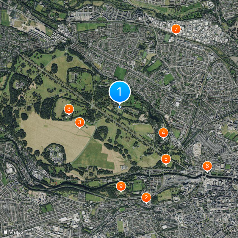 Áras an Uachtaráin Map