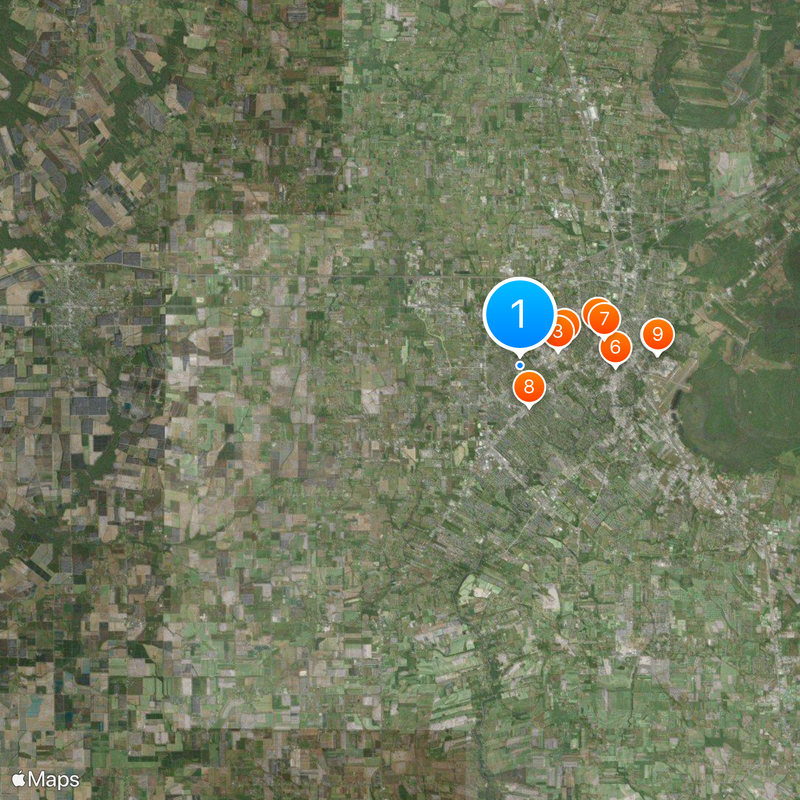 Lafayette Parish Map