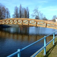 Footbridge over the Malše river