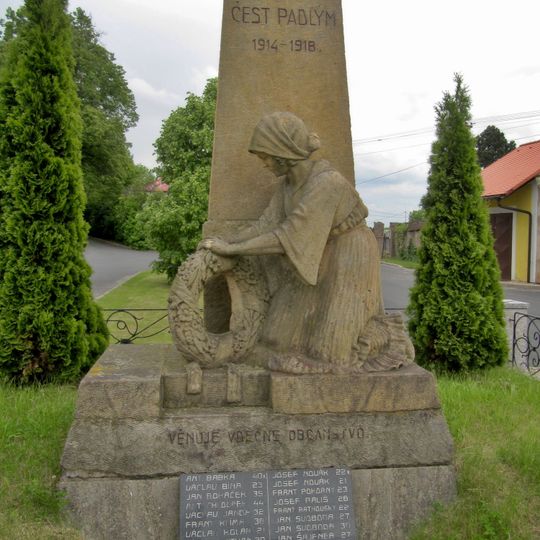 Monument to the fallen in Třebovl
