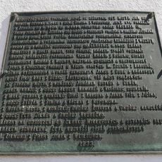 Pamětní deska na památku věroučného hádání v Žebráku