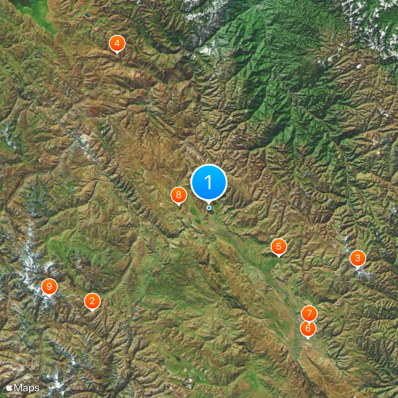 Laguna de Paca Map
