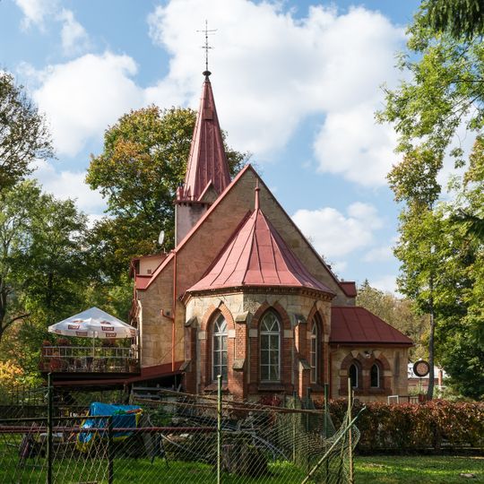 D. kościół ewangelicki w Długopolu-Zdroju