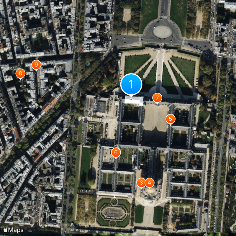 Musée de l'Armée Map