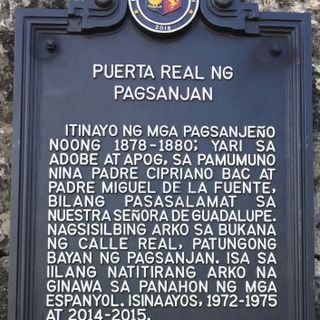 Pagsanjan Arch historical marker