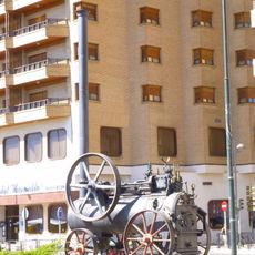 Dampflokomotive mit Schlepptender, Sehenswürdigkeit, Lokomotive