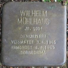 Stolperstein en memoria de Wilhelm Mühlhaus