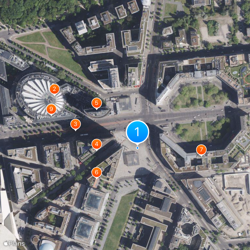 Potsdamer Platz Carte