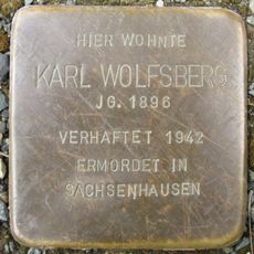 Stolperstein en memoria de Karl Wolfsberg