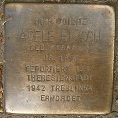 Stolperstein en memoria de Adele Hirsch