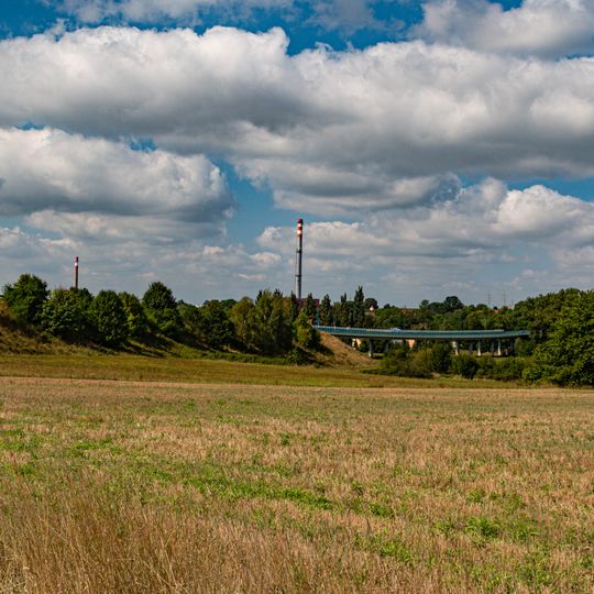 Most silnice I/11 přes Zdobnici a železniční trať ve Vamberku