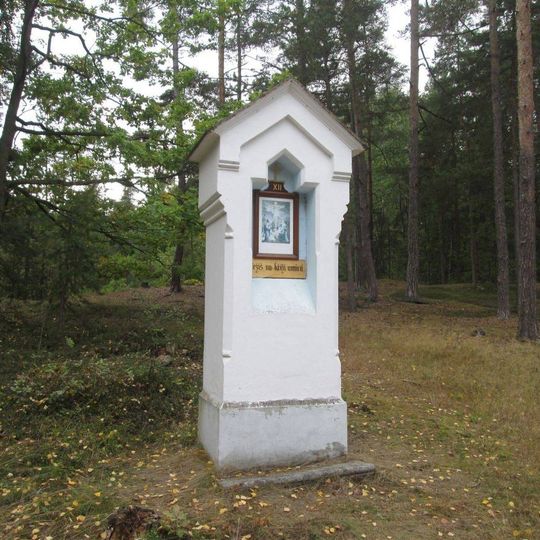 Kaplička na křížové cestě na Dunajovické hoře - 12. zastavení