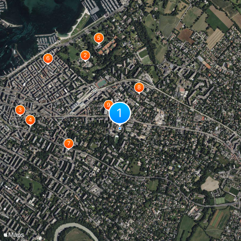 International School of Geneva Map