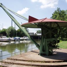 Handkran auf der Kraneninsel (Heilbronn)