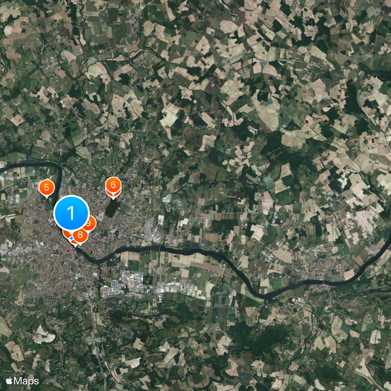 Villeneuve-sur-Lot Karte