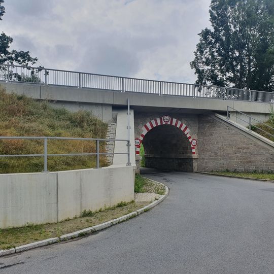 Eisenbahnbrücke auf der Strecke Dresden–Görlitz Bischofswerdaer Straße