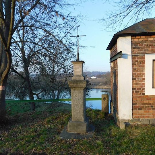 Kříž v Poříčí nad Sázavou u mostu Františka Josefa