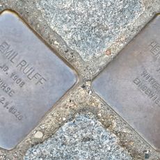 Stolperstein à la mémoire de Emil Rulff