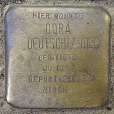 Stolperstein en memoria de Dora Deutschländer