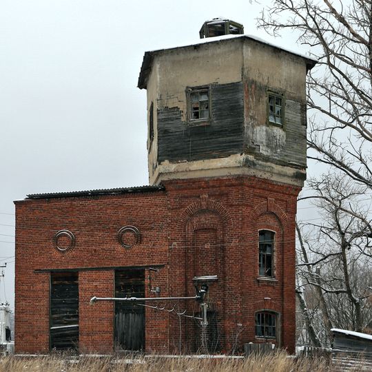 Водонапорная башня станции Неклюдово