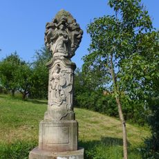 Sloup se sousoším Nejsvětější Trojice a Korunování Panny Marie