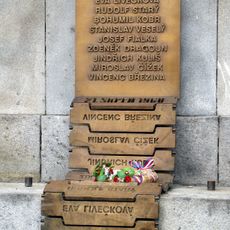 Monument to 1968 invasion on Liberec town hall