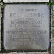 Stolperstein à la mémoire de Josef Ledwohn