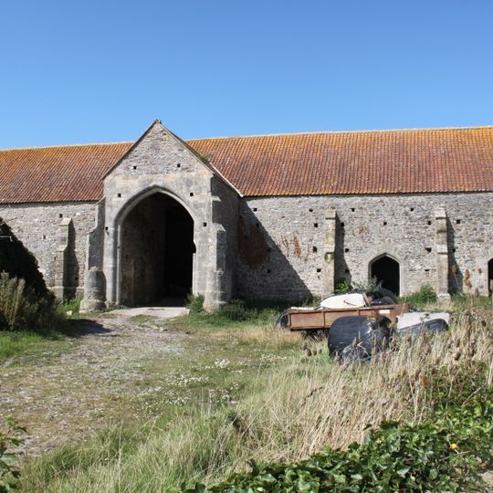 Barn Circa 50 Metres North West Of Priory Church With Well At East End