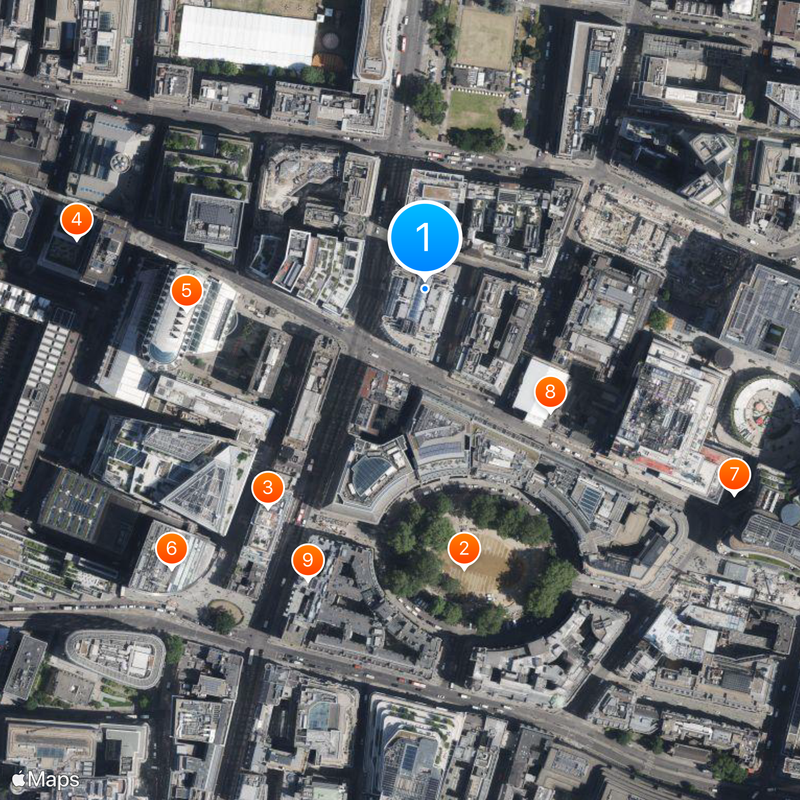 Chartered Institute of Management Accountants Map
