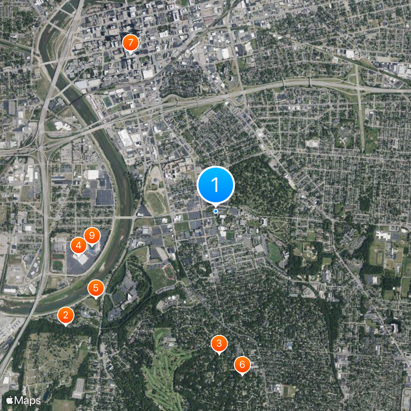 University of Dayton Map
