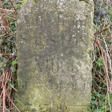 Milestone, Semley Road, Shaftesbury; 30m N lay-by outside reservoir